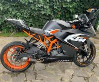 Escape de Motocicleta de Fibra de Carbono RESPRACE Tubo de Silenciador Redondo para KTM DUKE 390 - details 2