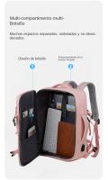Mochila de equipo multifuncional para niñas, bolsa de ordenador simple de negocios para viajes de negocios - details 5