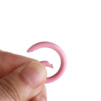 5 uds DIY 25mm O Ring llavero Clips colorido duradero que se puede abrir mosquetón redondo Metal resorte cierre cadena de perro - details 6
