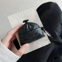 Funda de arpillera tridimensional para auriculares AirPods 4, protección completa, anticaída, color negro, creativa, 2024 - details 7
