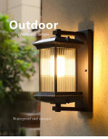 Lámpara de Pared Retro LED Estilo Europeo TOMAXIN 11 Estilos Disponibles Resistente al Agua para Decoración de Jardín Villa Restaurante Balcón Material de Hierro Fundido Color Blanco Cálido Eficiencia de Energía - details 25