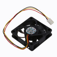 Ventilador de CPU, radiador, 60x60mm, caja de ordenador, negro - details 1