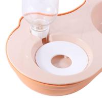 Cuencos desmontables creativos para mascotas, cuenco de alimentación doble de PP para perros, dispensador de agua automático antigolpes, suministros para mascotas - details 12