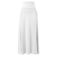 Faldas para mujer Falda larga maxi con doble abertura para mujer Falda corta de cuero básica lisa con dos lados y abertura 4 22 - details 2