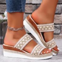 Zapatos de verano para mujer con cuña y tacón - details 6
