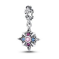 Encanto Clásico de Plata Esterlina S925 - Romántico Pulsera de 3mm con Zirconio - Ideal para Joyería DIY para Mujeres - details 25