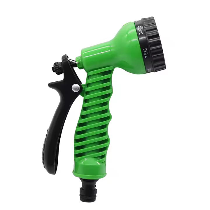 Pistola de pulverización de agua para coche, manguera de lavado de coche ajustable, rociador de jardín portátil de alta presión, boquilla rociadora, chorro de agua de 7 patrones - 1