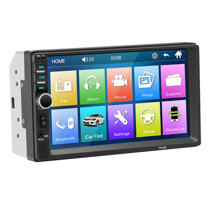 Receptor de Audio para Coche Bluetooth Android con Pantalla de 7 Pulgadas - 1