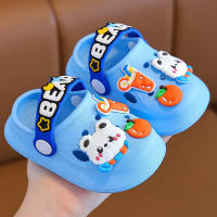 Sandalias para niñas, bebés de conejo antideslizantes con suelas suaves para uso interior de verano, zapatillas frescas de suela blanda para niños - details 12