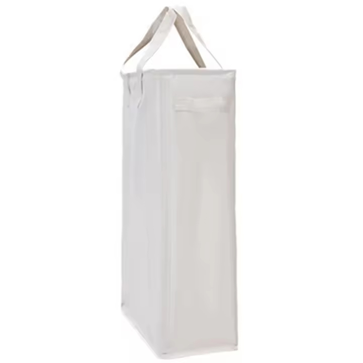 Cesto de ropa sucia con asas, cesta de lavandería plegable estrecha, cesta de lavandería delgada, cesto de ropa sucia plegable C - 1