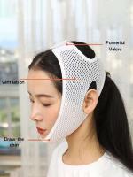Dispositivo para dormir, mascarilla antironquidos con cara en V pequeña, vendaje ajustado, papada, Farnsworth, 1 Uds., Color aleatorio - details 3
