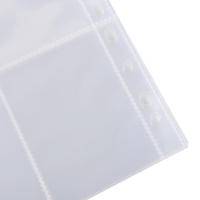Álbum de fotos, libro de tarjetas transparente, papel, 9 carteras de rejilla, colección de páginas de álbum, fundas para tarjetas de juego, almacenamiento de tarjetas - details 6