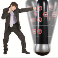 Inflatable Punching Bags Stand Sandbag Fitness Freestanding Boxing Target Bag Children and Adults Pressure Relief Body Building - details 4