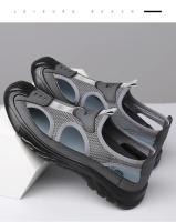 Baotou Sandalias antideslizantes transpirables para hombre, zapatos deportivos de malla ligeros y cómodos para caminar al aire libre en verano - details 5