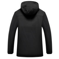 CHAIFENKO Chaqueta de Invierno Gruesa de Poliéster Abrigo de Mano para Hombres con Cremallera - details 2