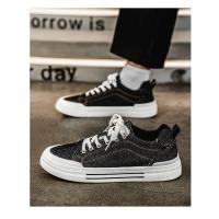 Nuevos Zapatos Vaqueros Azules para Hombre Cómodos Zapatos Vulcanizados con Cordones - details 18
