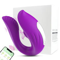 Vibrador Inalámbrico Control Remoto OOEEY para Mujeres Estimulador de Clítoris Juguetes Sexuales para Parejas Adultas Forma U Masturbador Dual - details 26