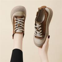 Zapatos Deportivos de Cuero de Vaca para Mujeres Versátiles para Primavera y Verano Diseño Casual - details 4