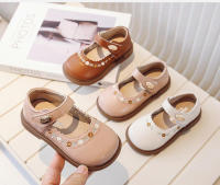 Zapatos de cuero de suela suave para niña, zapatos antideslizantes de princesa para niño, zapatos de flores bordadas para niño, zapatos Mary Jane informales versátiles de primavera - details 1