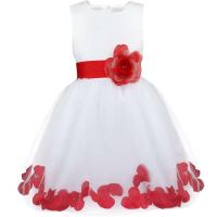 Elegante Vestido de Princesa de Tul con Flores Perfecto para Paredas, Bodas, Fiestas de Cumpleaños, Baile Formnal Tutu para Damas de Honor - details 6