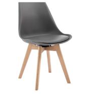 4 unids/set sillas de comedor giratorias modernas sillas tapizadas sillas de comedor de cuero sintético de madera maciza para cocina sala de estar - details 2