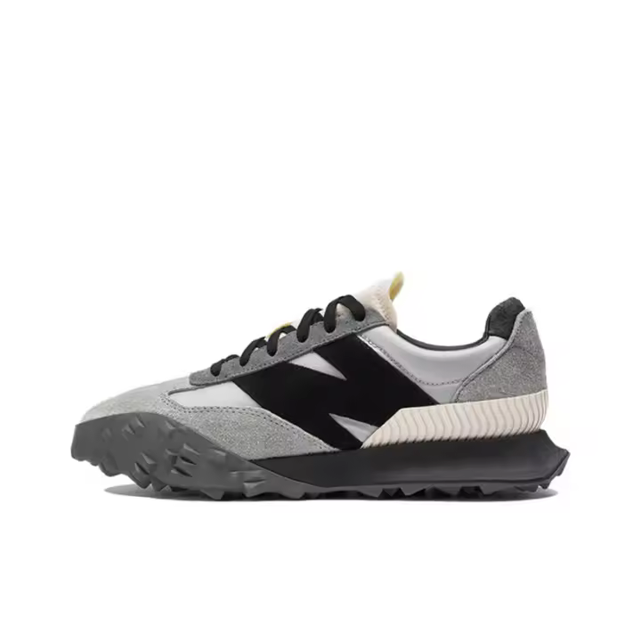 【100% Original】 NB XC-72 tela de malla gris antideslizante calzado informal para correr hombres y mujeres apliques LETEN - 1