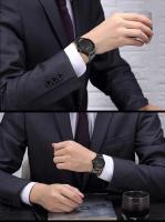 Premium lujo 2018 cuarzo creativo Vogue rojo y negro banda de acero inoxidable hombres de negocios relojes de primeras marcas De Luxo impermeable Dropshipping - details 22