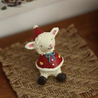 Regalo de Navidad, decoración de resina de animales bonitos, adorno de Papá Noel, decoración creativa de escritorio para oficina - details 12