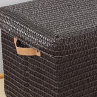Caja de almacenamiento minimalista de estilo japonés, plegable con asa, caja de clasificación, cesta de almacenamiento creativa de gran capacidad, llave - details 1