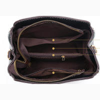 Cuero PU de alta calidad para mujer, bolso bandolera de un solo hombro con asa superior, estilo vintage sae - details 18