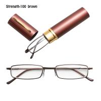 Gafas ultrafinas con base metálica elegantes para hombres y mujeres, computadora portátil, mini gafas de lectura con Ca+1.0~+4.0 - details 2