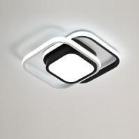 Goeco Luz de techo LED moderna Montaje semivestido Eficiencia energética 2500LM Aluminio - details 0