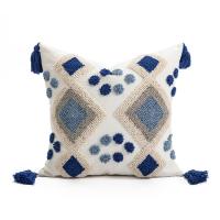 Cojín Bohemio de Terciopelo Almohada de Sofá de Estilo Étnico para Sala de Estar - details 14