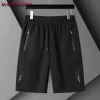 Summer Men's Sport Shorts Cool Sportswear Running Shorts Casual Bottoms Gym Fitness Training Jogging Short Pants Men Black Gray - details 1