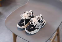 Zapatos deportivos casuales de cuero para niños y niñas, zapatillas de deporte de malla, transpirables, suela suave - details 9