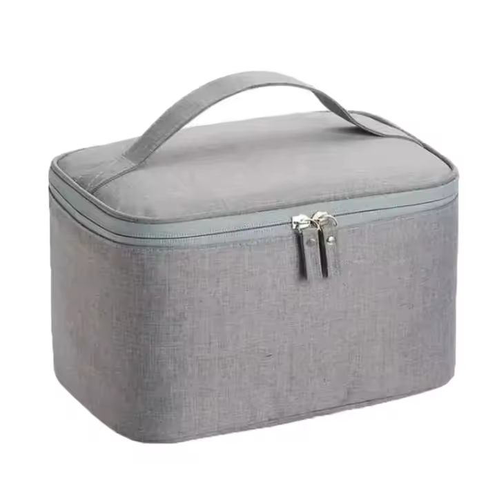 Bolsa de Higiene para Hombres de Viaje de Negocios Bolsa de Almacenamiento de Tela Oxford de Gran Capacidad Bolsa de Mano Portátil para Empaquetado de Cosméticos - 1