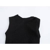 Casual Chic Verano Sin mangas s, Moda femenina larga y recta por - details 29
