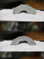 Figurita de puente de piedras de arena en miniatura, adornos de terrario DIY, jardín de hadas, bonsái, Rocalla, decoración de habitación - details 3