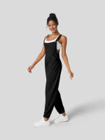 Mono de verano para mujer, cómodo, informal, plisado, adelgazante, pierna - details 6