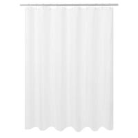 Cortina de ducha de poliéster impermeable y resistente al moho, con ojales resistentes al óxido, Gris Profundo, 90x180cm, 180x180cm - details 2