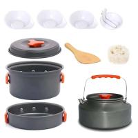 Juego de Cocina de Camping al Aire Libre Ollas, Platos, Utensilios de Kitchen para Senderismo y Picnic - details 0