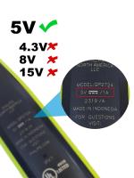 Cargador USB para afeitadora MG9520/50 MG7910/49 MG5910/49 PQ888 PQ889 S1112 S1118 S2313 X5000 S5831 OneBlade QP2724 QP2834 QP1924 - details 0