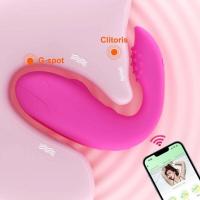 Embalaje privado SEXY Vibrador inalámbrico Bluetooth APP para clítoris Estimulador de clítoris Punto G vibratorio Huevo de amor femenino Juguetes sexuales para adultos - details 1