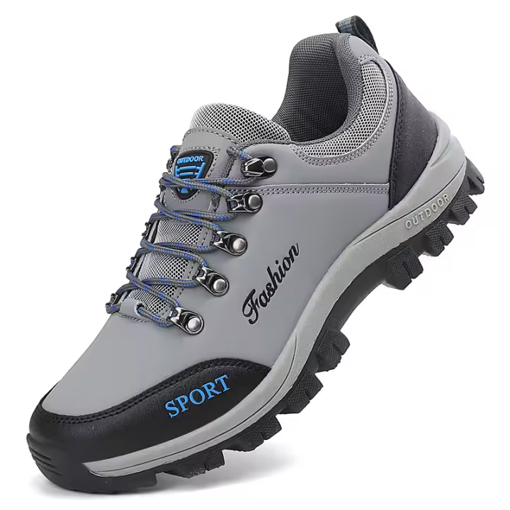 Zapatos de senderismo de marca para hombre, zapatillas de montaña para sendero al aire libre, malla antideslizante, transpirable, escalada en roca, zapatos deportivos atléticos - 1