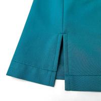 Nueva enfermera mujer pantalón corto Casual ropa de manga Top farmacia trabajo médico Hospital médico uniforme para enfermería cuello alto cremallera - details 14