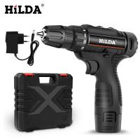 Taladro atornillador a batería juego de destornilladores electricista multifunción - details 10