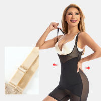 Full body shapewear compression girdle fajas colombian corrective underwear tummy control shaper butt lift slim corset bodysuits - details 3