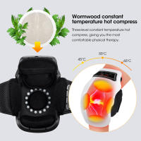 Masajeador de rodilla con calefacción para el dolor de articulaciones, almohadillas de terapia infrarroja, fisioterapia láser para artritis, pierna, codo, vibración de presión de aire - details 10