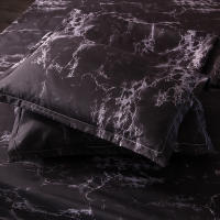 Juego de Ropa de Cama de Mármol 4 Sábanas Bajadoras de 90g (1 Sábana Encimera + 1 Sábana Bajadora + 2 Fundas de Almohada) - details 9
