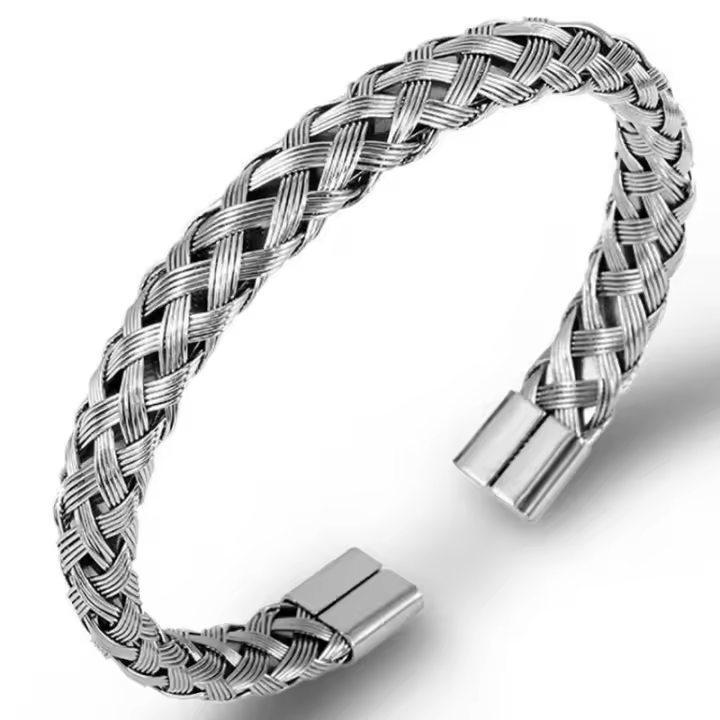 Pulsera de cadena de acero inoxidable vintage con dije deportivo para hombres y mujeres - 1